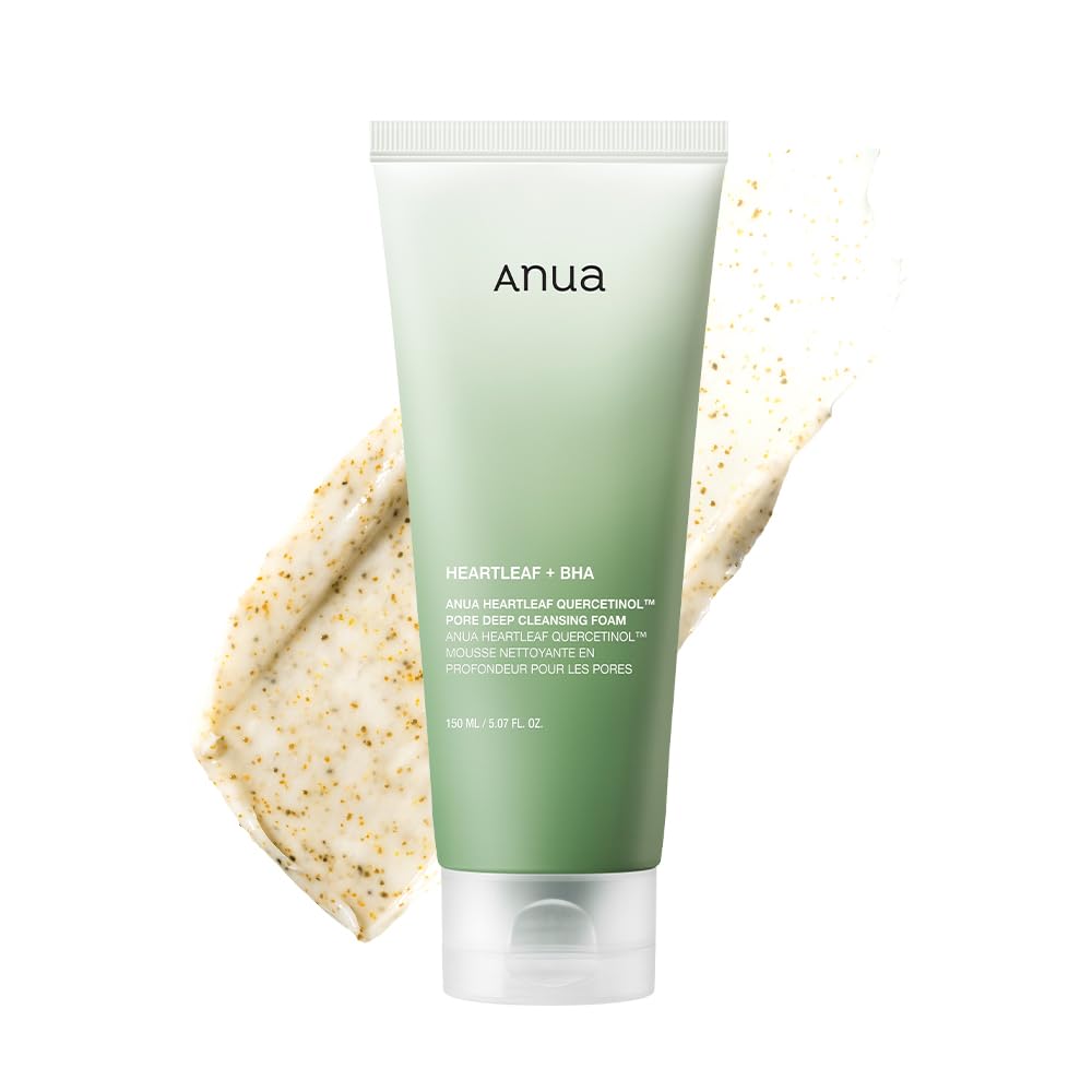 ANUA-HEARTLEAF QUERCETINOL PORE DEEP CLEANSING FOAM 150ml (2 PCS)