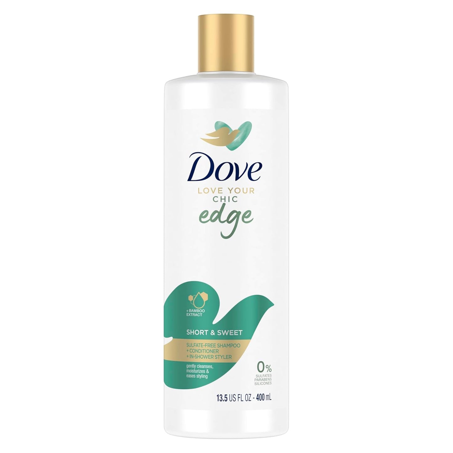 3 pack - Dove Love Your Chic Edge Short and Sweet Sulfate.