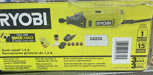 Ryobi RRT100 35000 RPM Rotary Tool Kit - Y