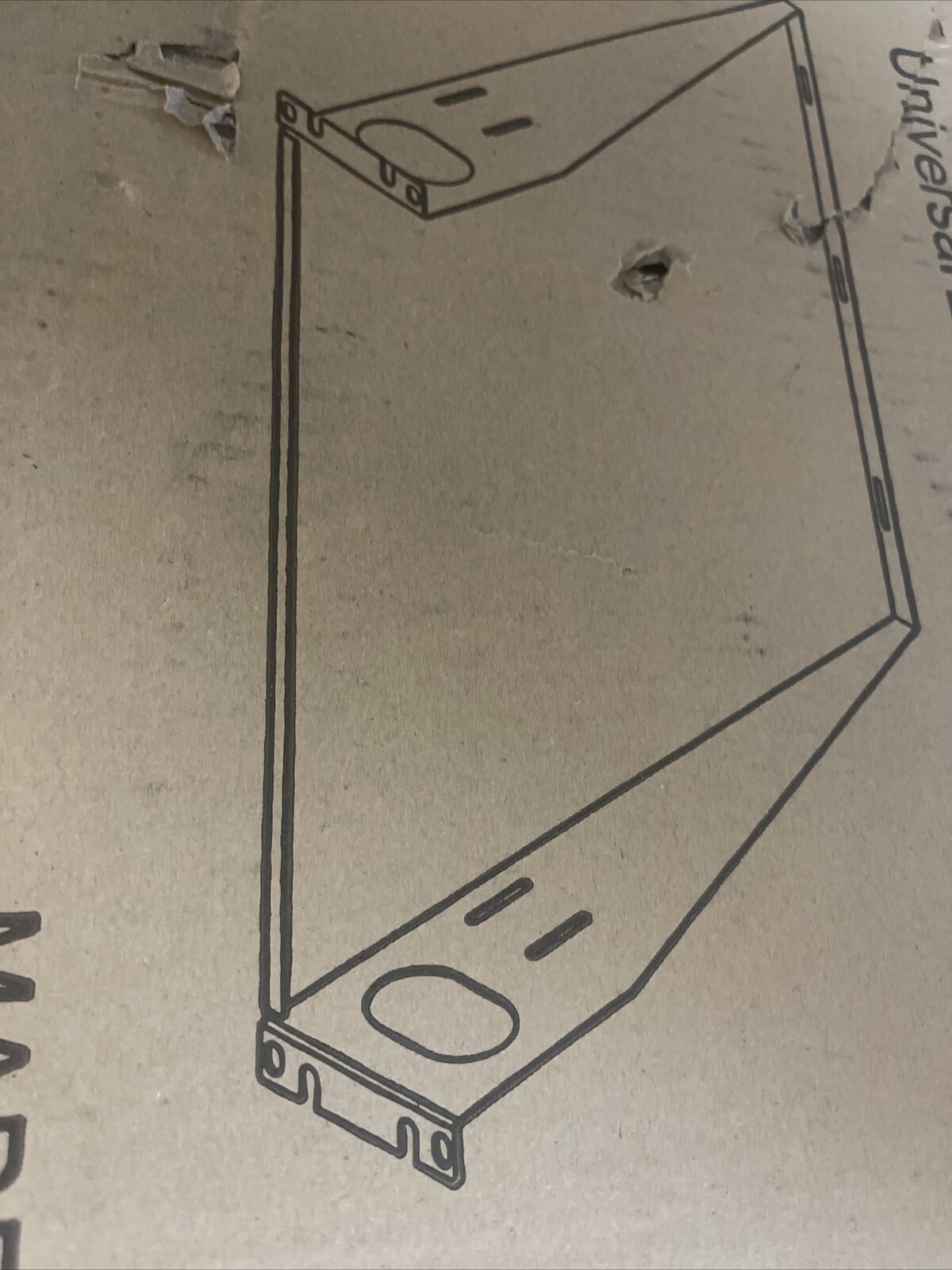 Video Mount Products Ers2u 2U Rack Shelf